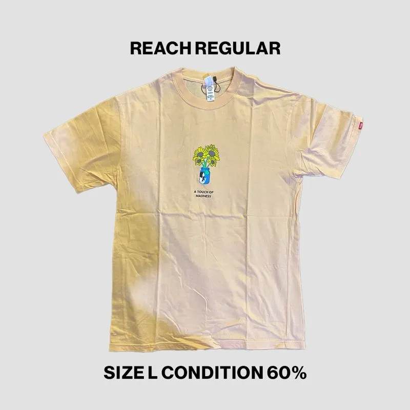 Casual T-shirt Pria cream photo 1