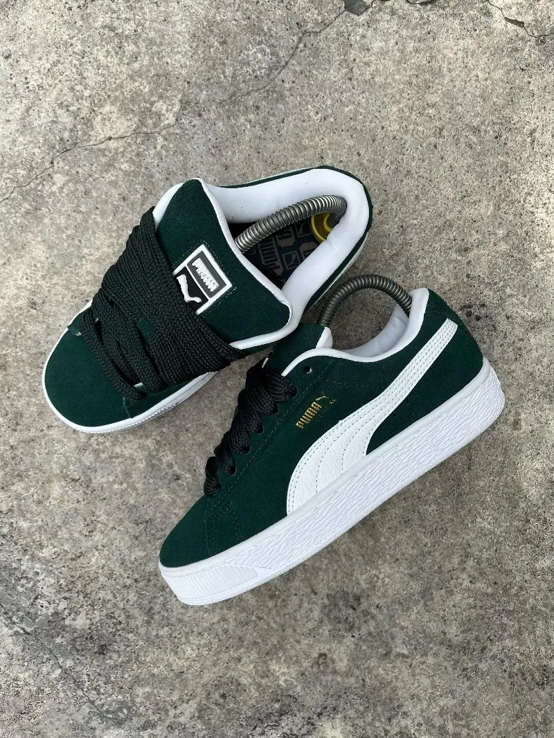 Puma Streetwear Sneakers Wanita white green photo 1