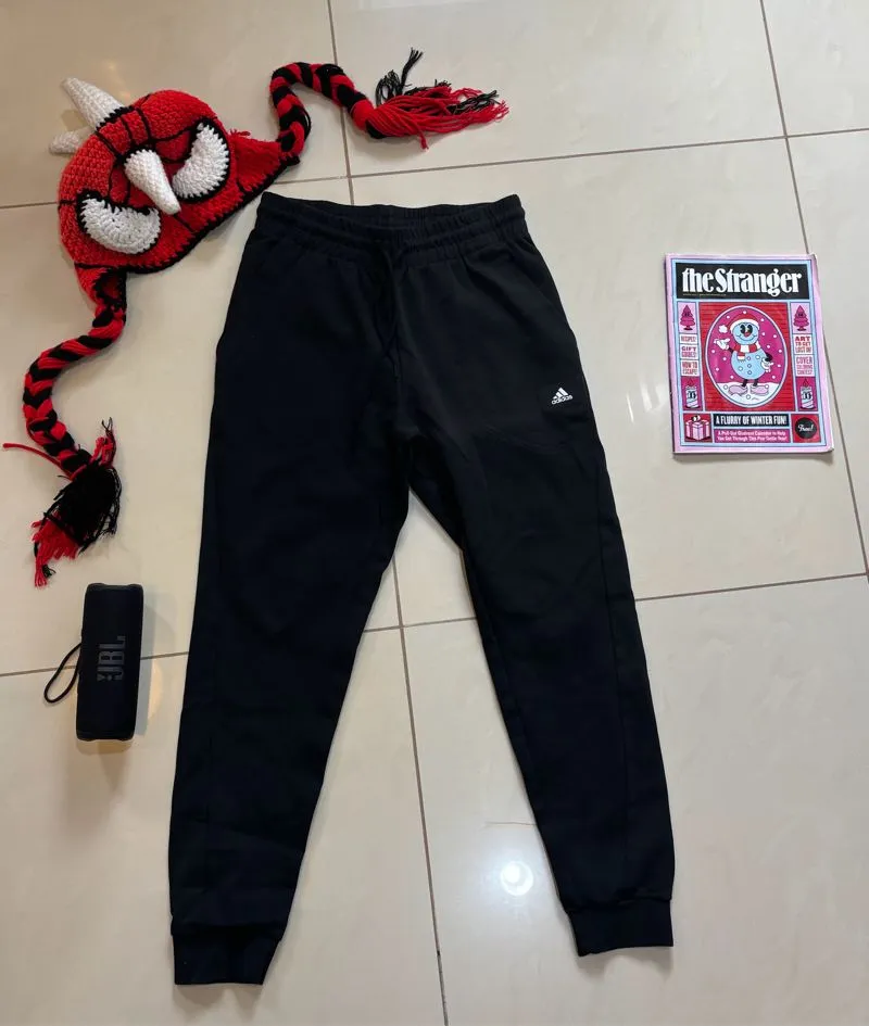 Adidas Sportswear Tracksuit Pria black photo 1