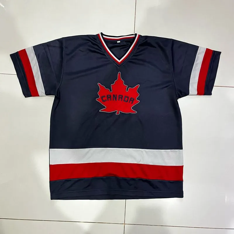 Vintage Streetwear Jersey Pria navy photo 1