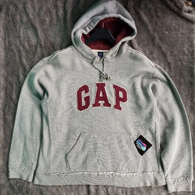 GAP Streetwear Sportswear Hoody Pria gray photo 1
