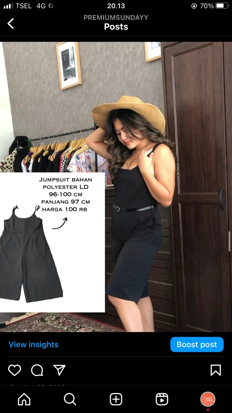 Casual Jumpsuit Wanita black photo 1