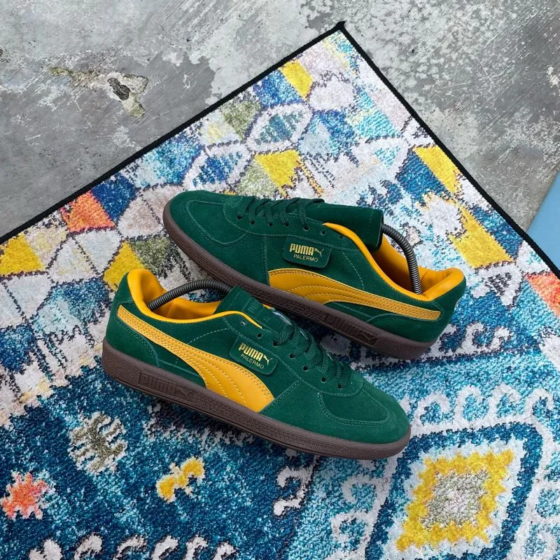 Puma Indie Casual Sneakers Pria green yellow photo 1