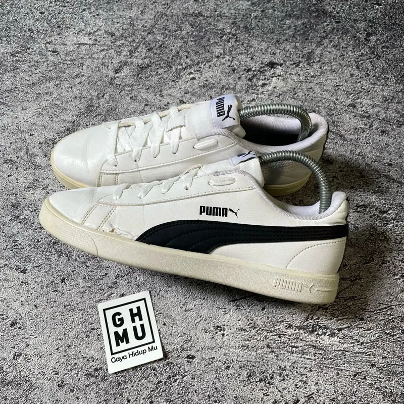 Puma Casual Sneakers Pria white black photo 1