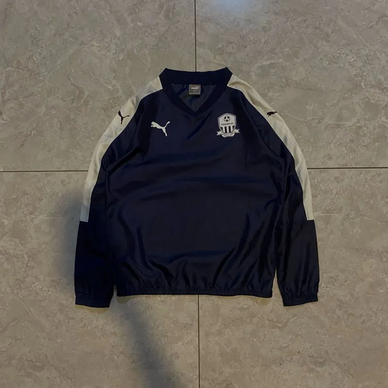 Puma Streetwear Sportswear Track jacket Pria white navy photo 1