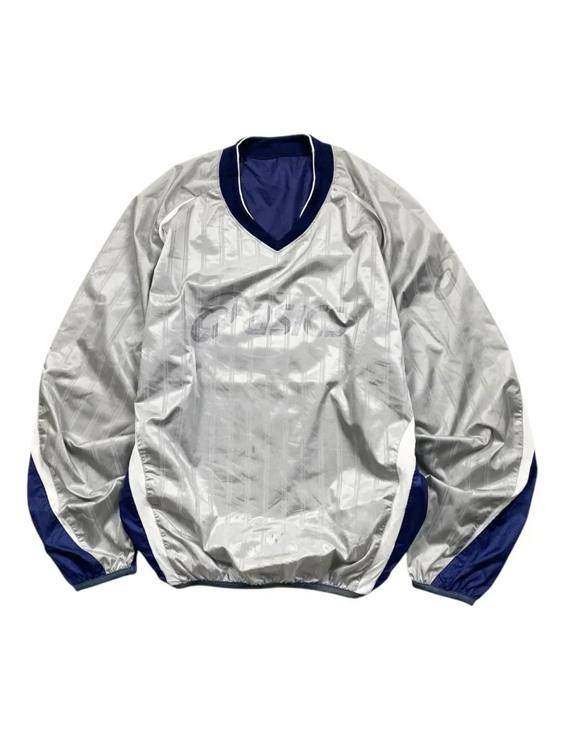 Asics Vintage Y2K Track jacket Pria silver navy photo 1