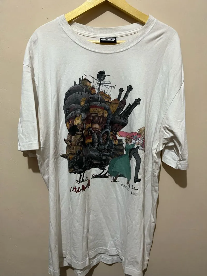 Y2K Casual T-shirt Pria white photo 1