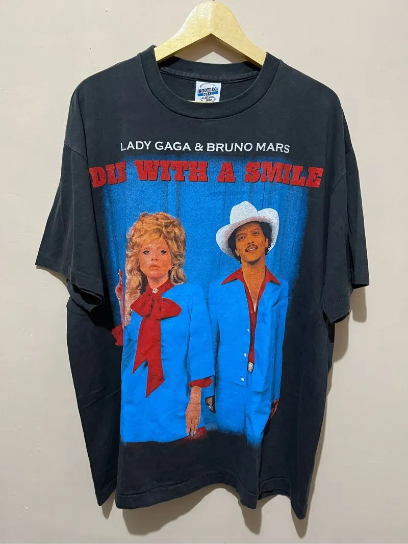 Y2K Casual T-shirt Pria black photo 1