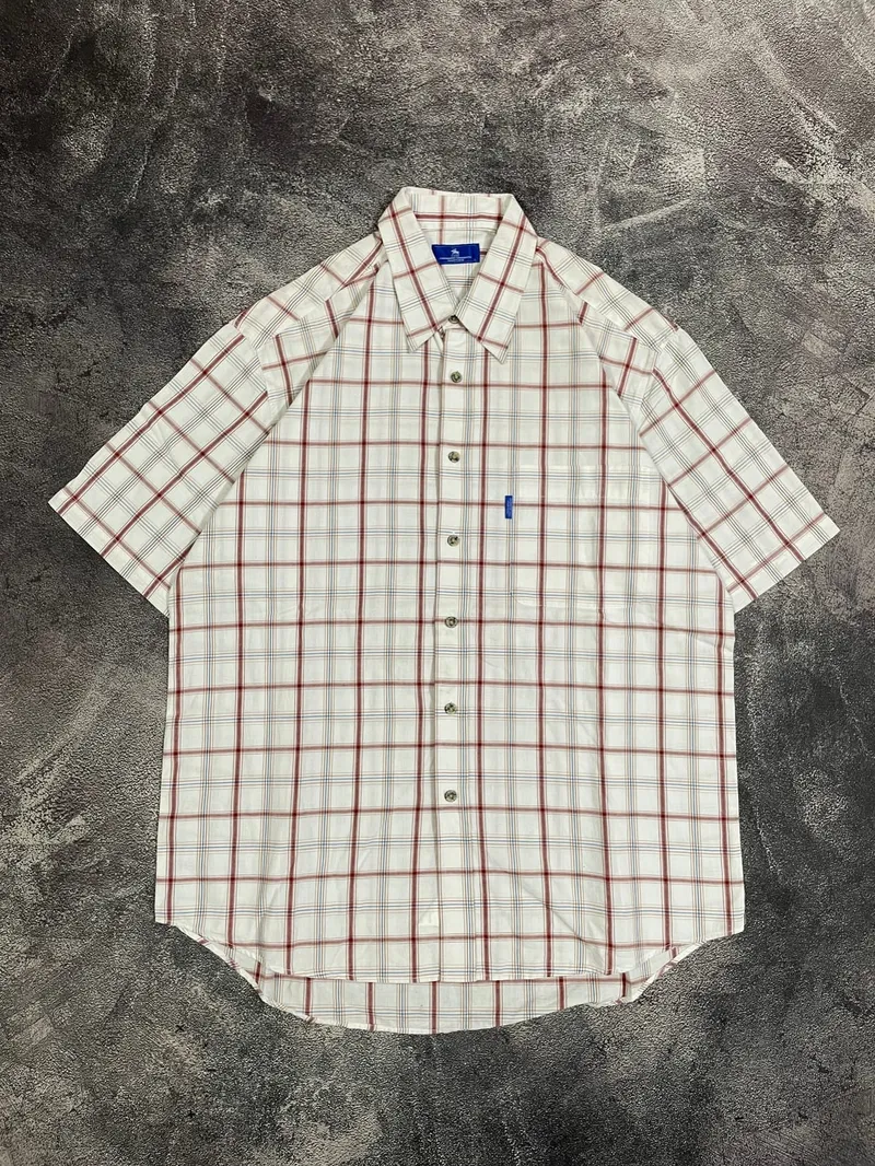 Polo Ralph Lauren Minimalist Formal shirt Pria white tan photo 1