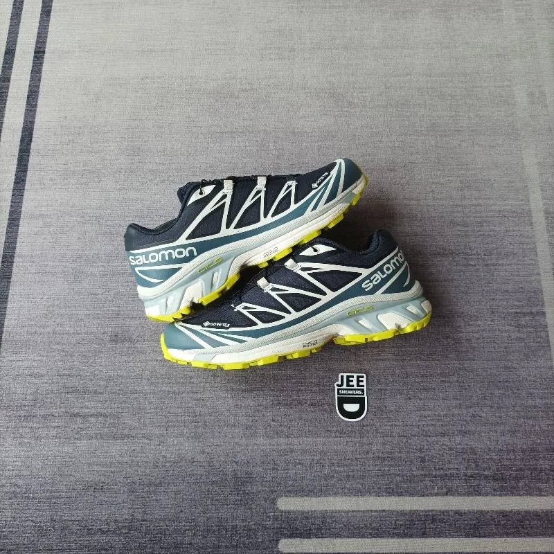 Salomon Streetwear Gorpcore Sneakers Wanita green navy photo 1