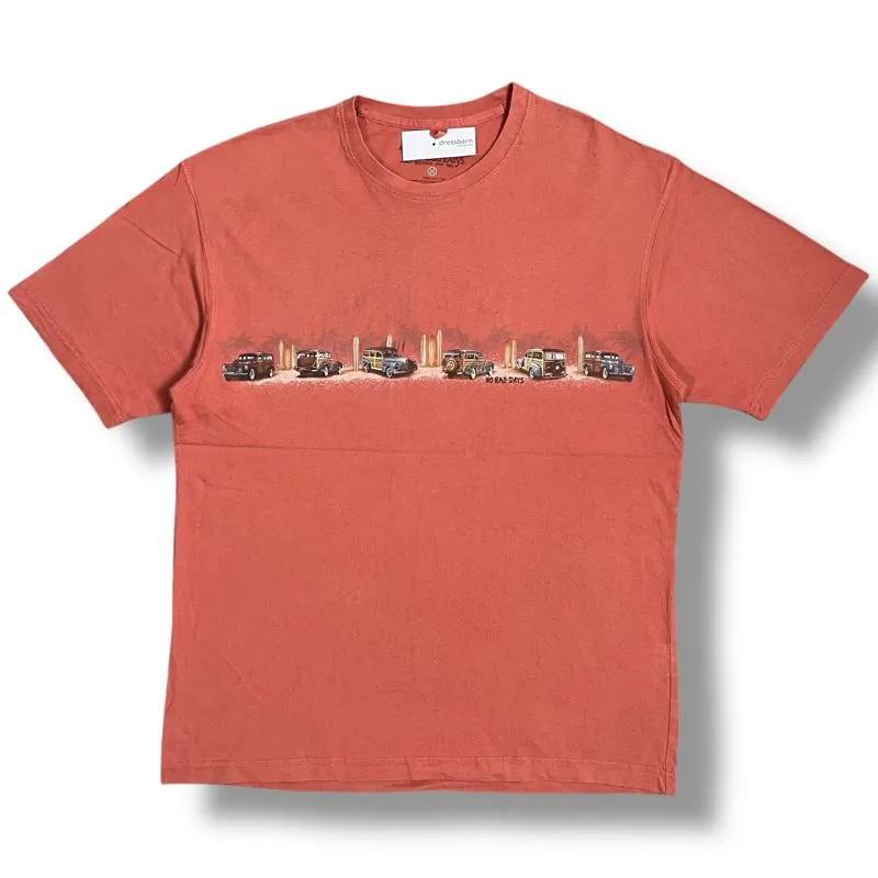 Japanese brand Casual T-shirt Pria orange photo 1