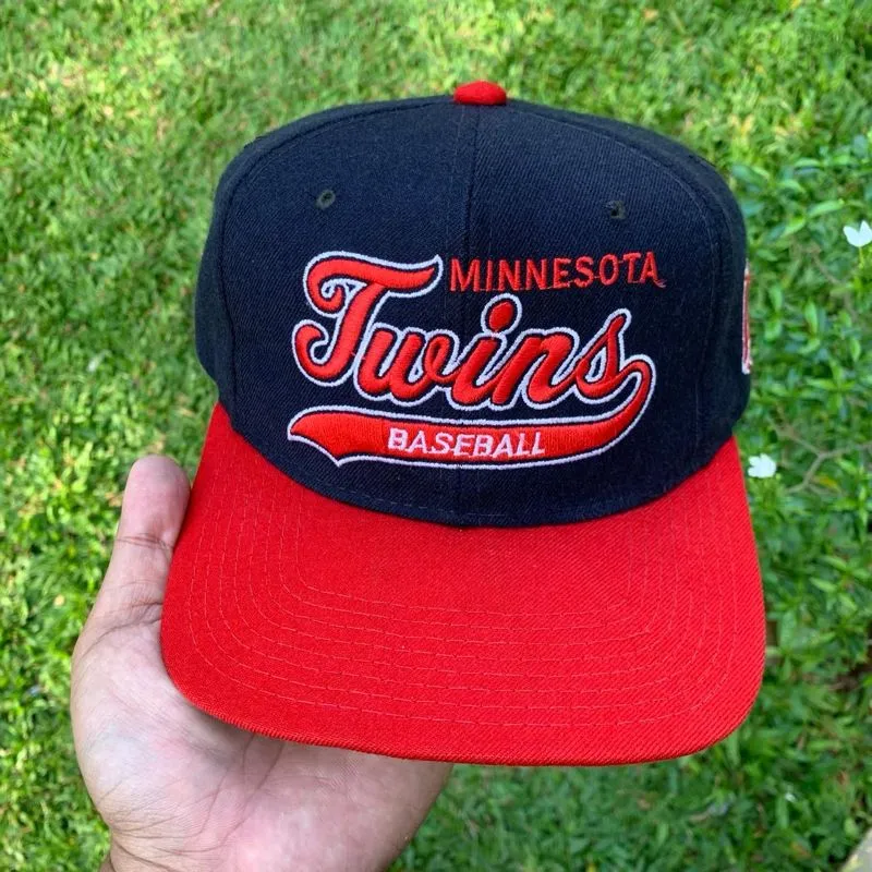 Starter Vintage Sportswear Hat Pria navy red photo 1