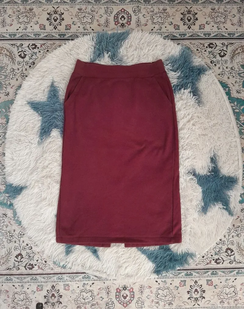 Uniqlo Casual Skirt Wanita red photo 1