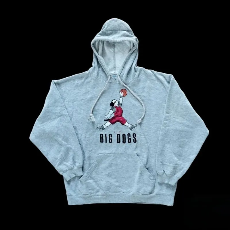 Streetwear Y2K Hoody Pria gray photo 1