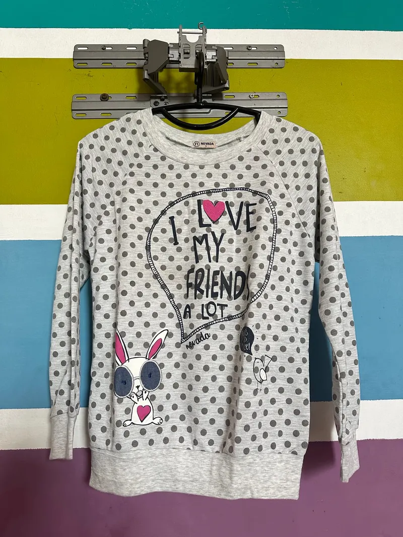 Casual Sweater Wanita gray photo 1