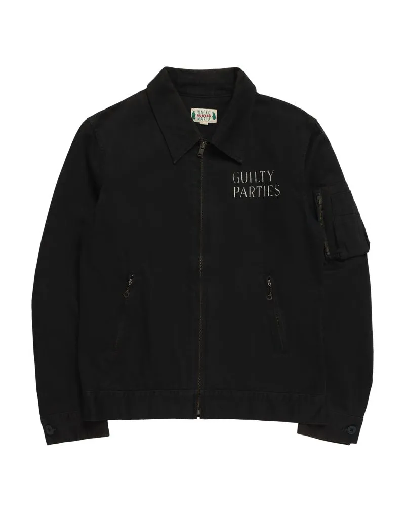 Wacko Maria Streetwear Bomber jacket Pria black photo 1