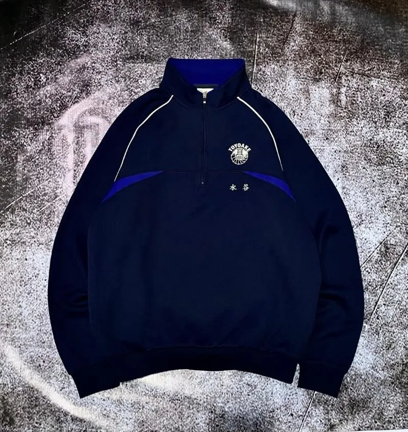 Japanese brand Sportswear Casual Suit Pria navy blue photo 1