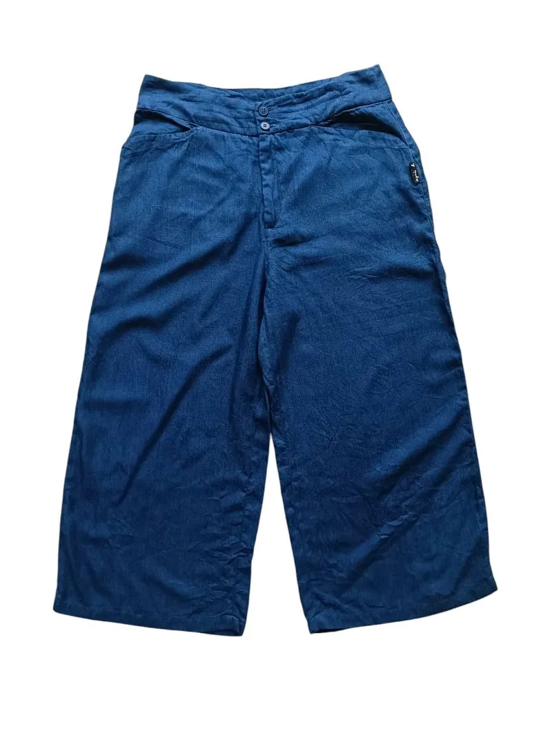Agnès B Y2K Culotte Wanita navy photo 1