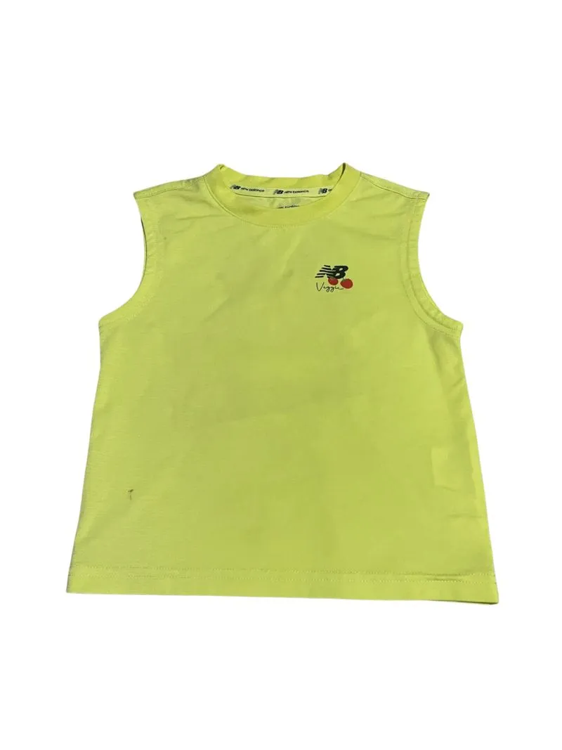 New Balance Vintage Crop top Wanita green yellow photo 1