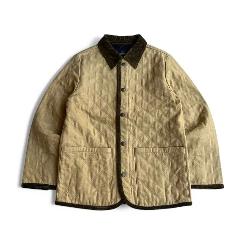 Streetwear Avant Garde Puffer jacket Pria tan photo 1