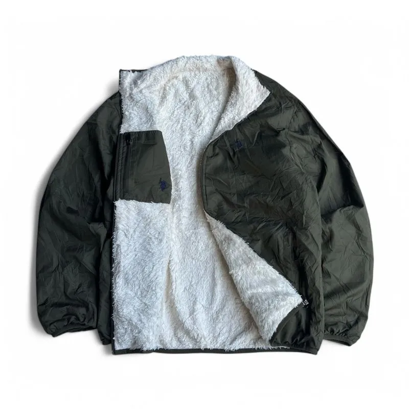 Polo Ralph Lauren Streetwear Y2K Track jacket Pria white green photo 1