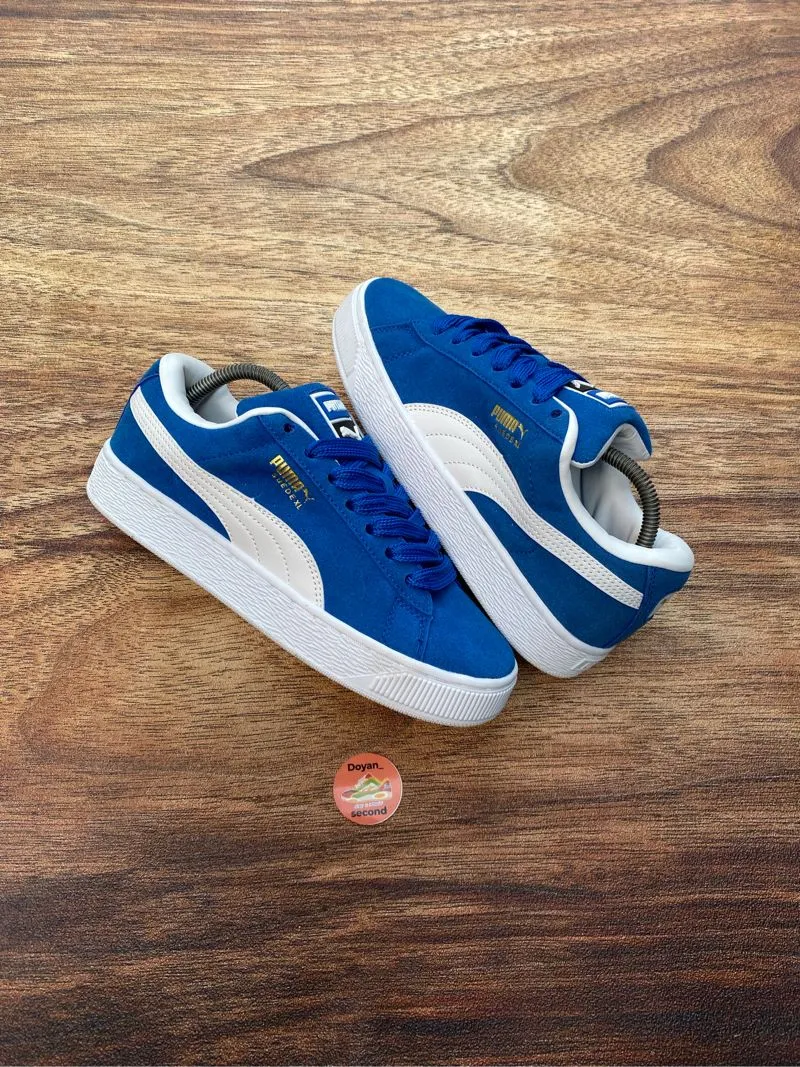 Puma Casual Casual shoe Pria white blue photo 1