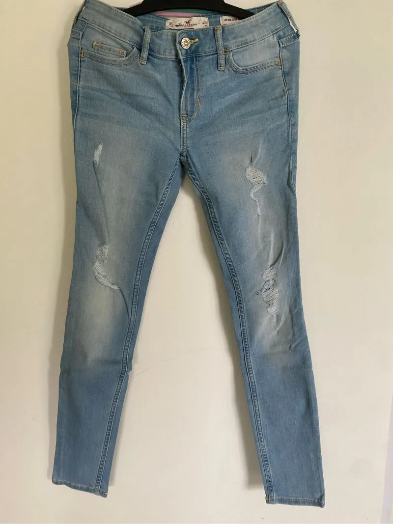 Hollister Casual Skinny jeans Wanita blue photo 1