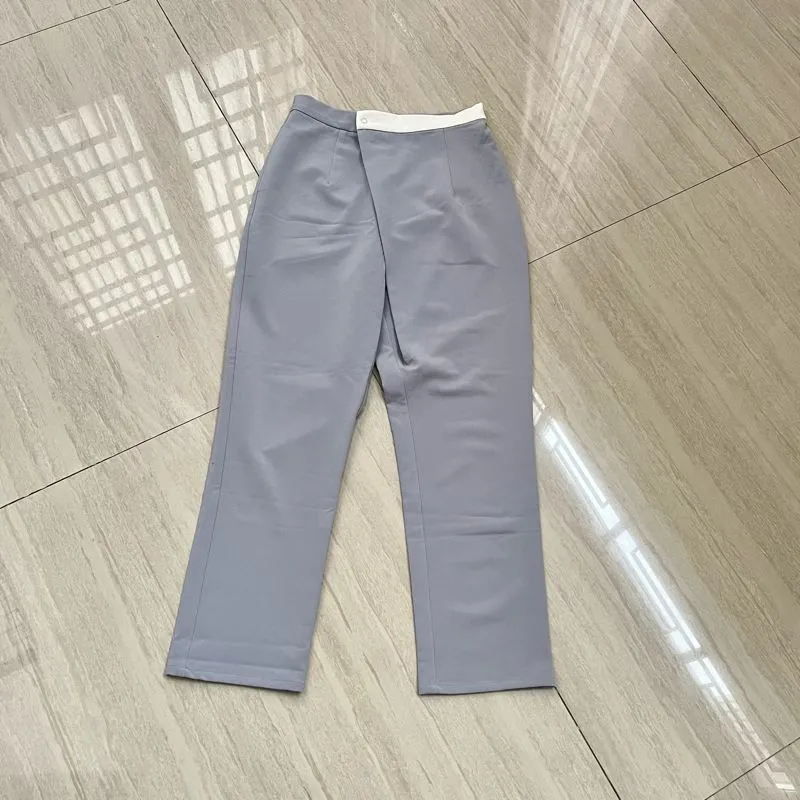 Love Bonito Minimalist Casual trouser Wanita white gray photo 1