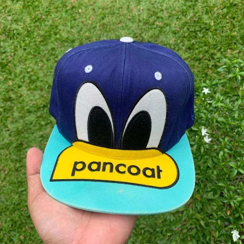 Pancoat Streetwear Hat Pria blue yellow photo 1