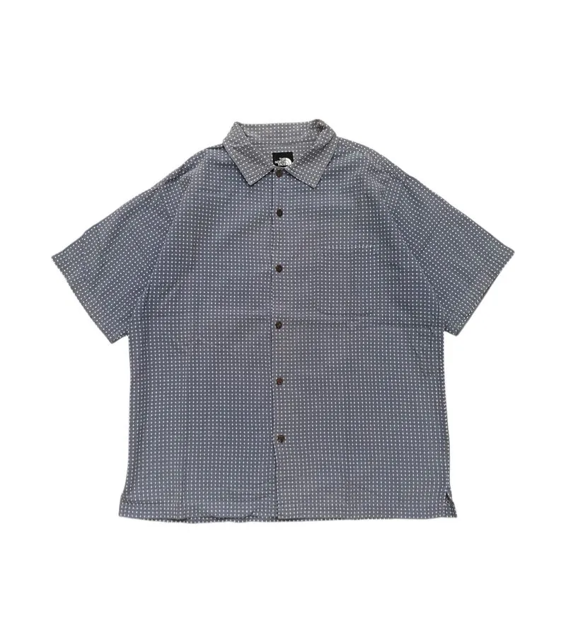 The North Face Luxury Minimalist Casual shirt Pria blue photo 1