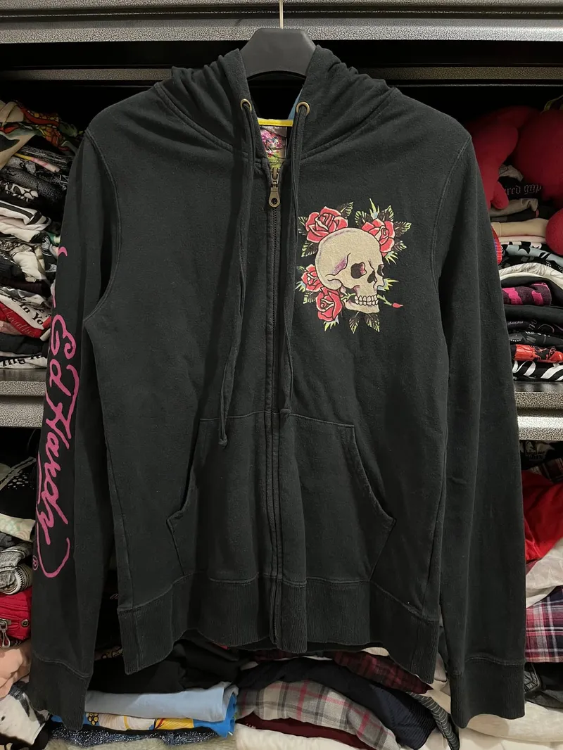 Ed Hardy Goth Hoody Pria black photo 1
