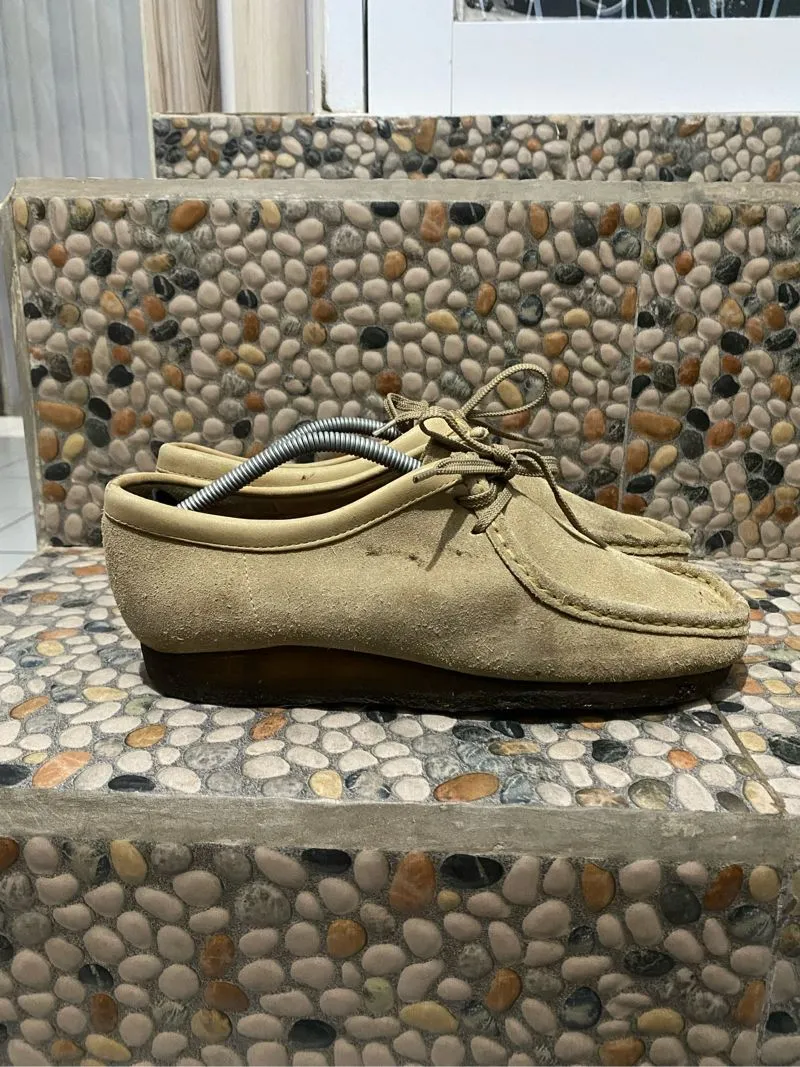Clarks Casual Sneakers Pria cream photo 1