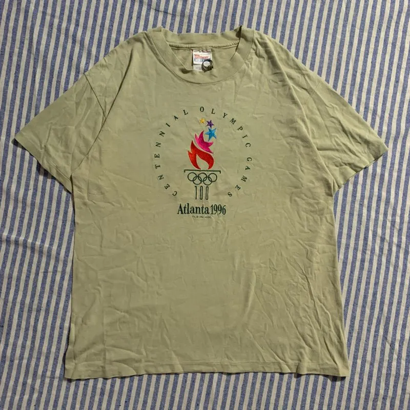 Hanes Vintage Streetwear T-shirt Pria cream photo 1