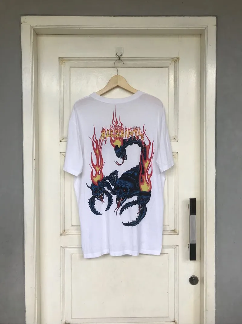 AllSaints Streetwear Luxury T-shirt Pria white photo 1