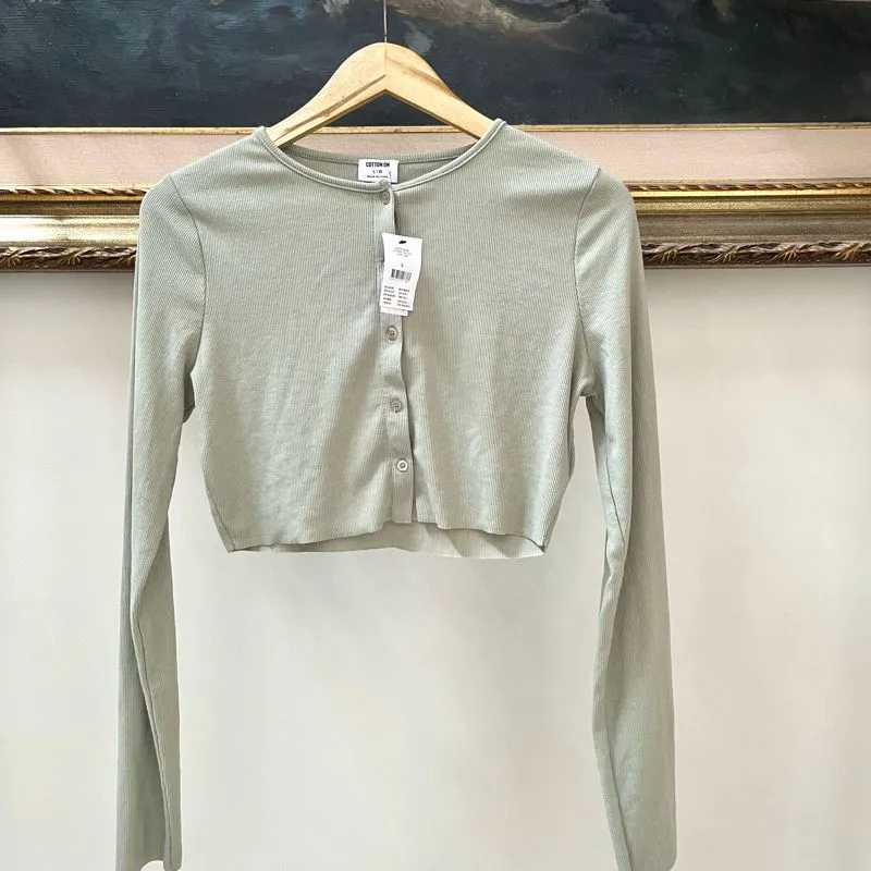 Cotton On Casual Cardigan Wanita green photo 1