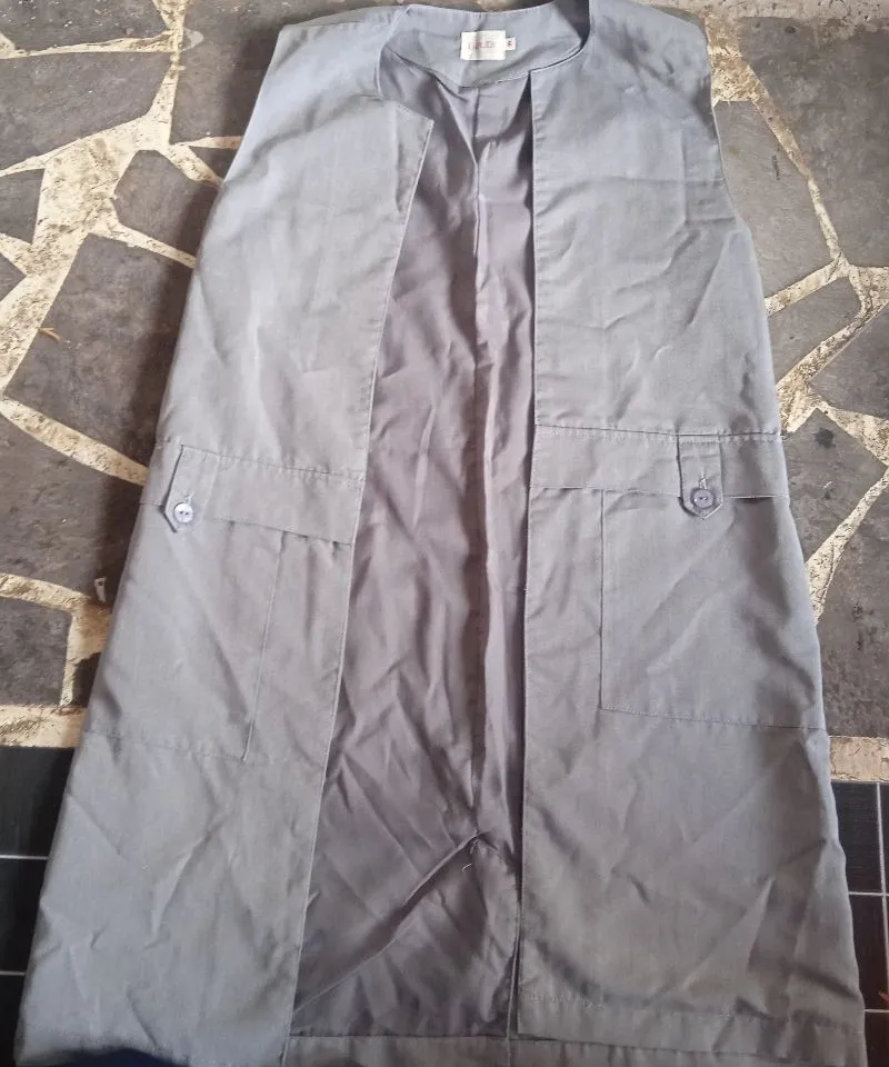 Gaudi Minimalist Casual Vest Wanita gray photo 1