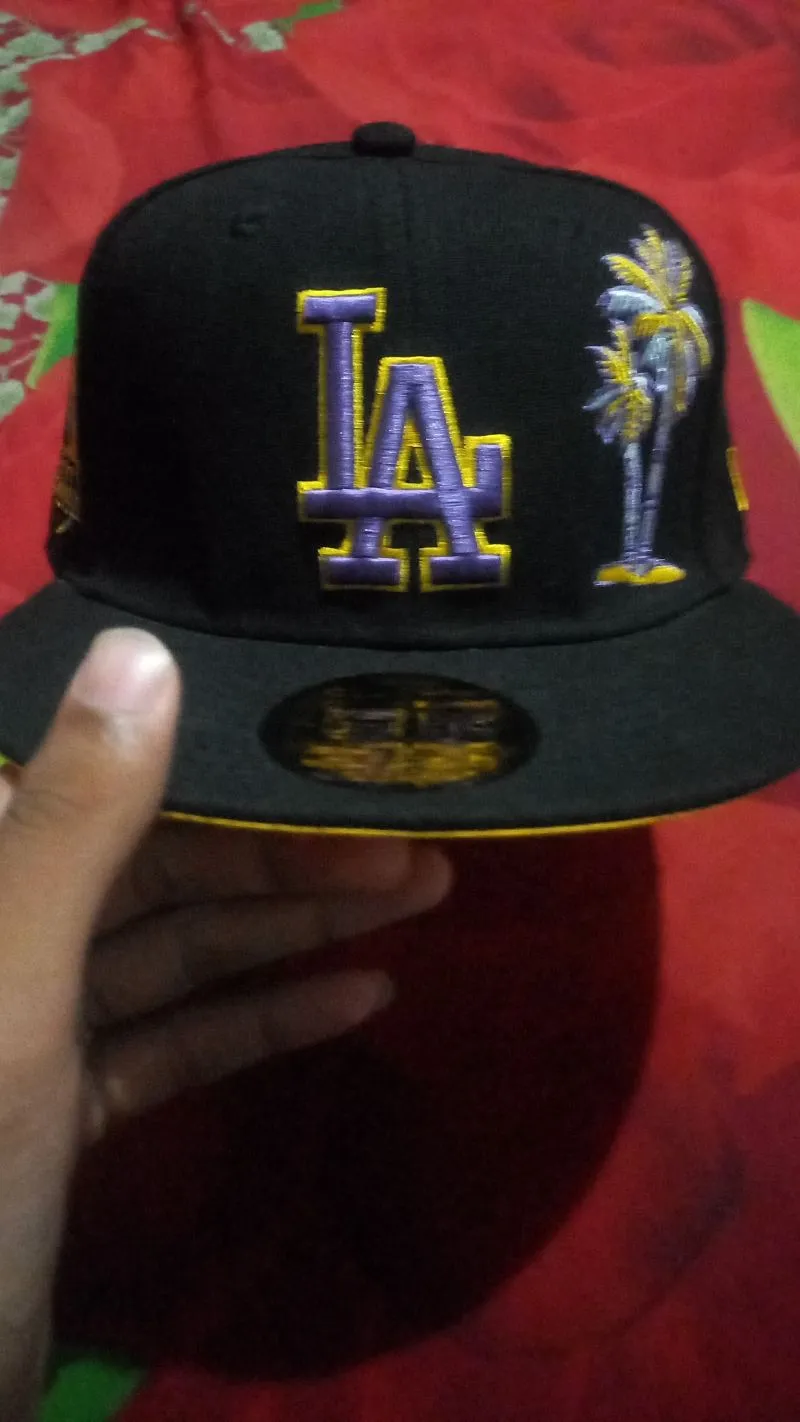 MLB Y2K Sportswear Hat Pria purple black photo 1