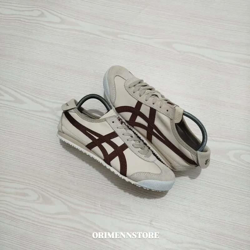Onitsuka Tiger Casual Sneakers Pria brown cream photo 1