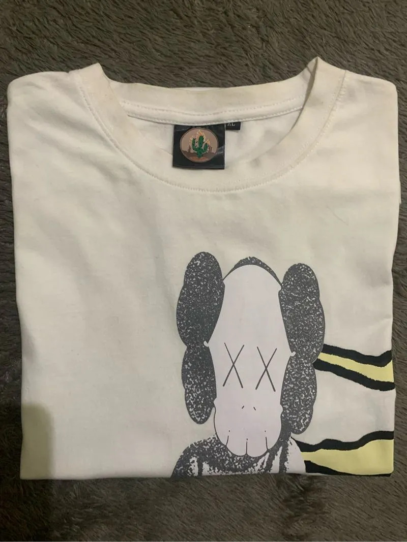 Casual T-shirt Pria white photo 1