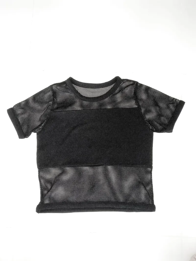 Y2K Casual Blouse Wanita black photo 1