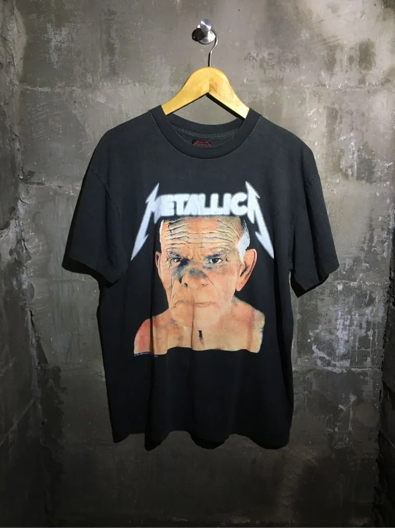 Metallica Vintage Indie T-shirt Pria black photo 1