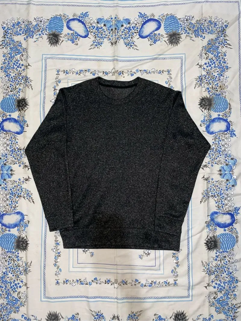 Uniqlo Casual Sweater Pria white black photo 1