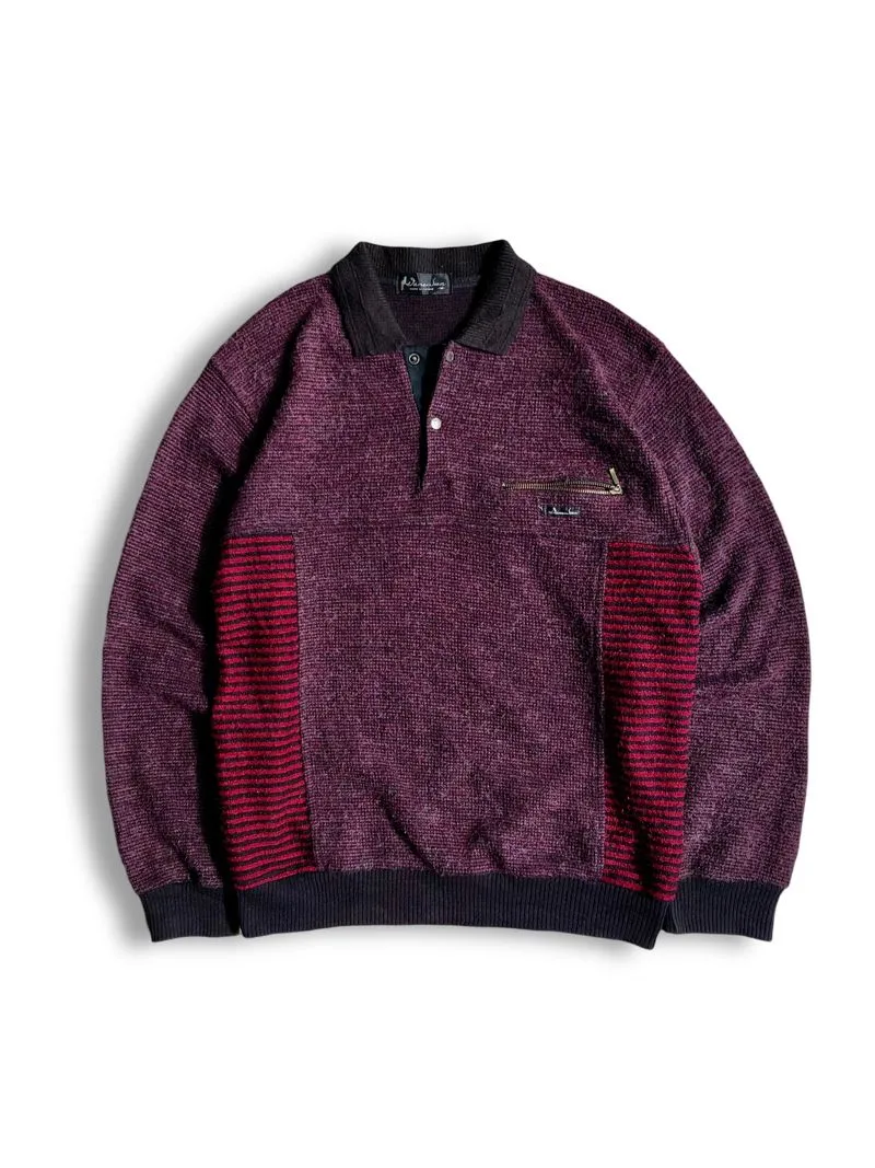 Vintage Sweater Pria burgundy black photo 1