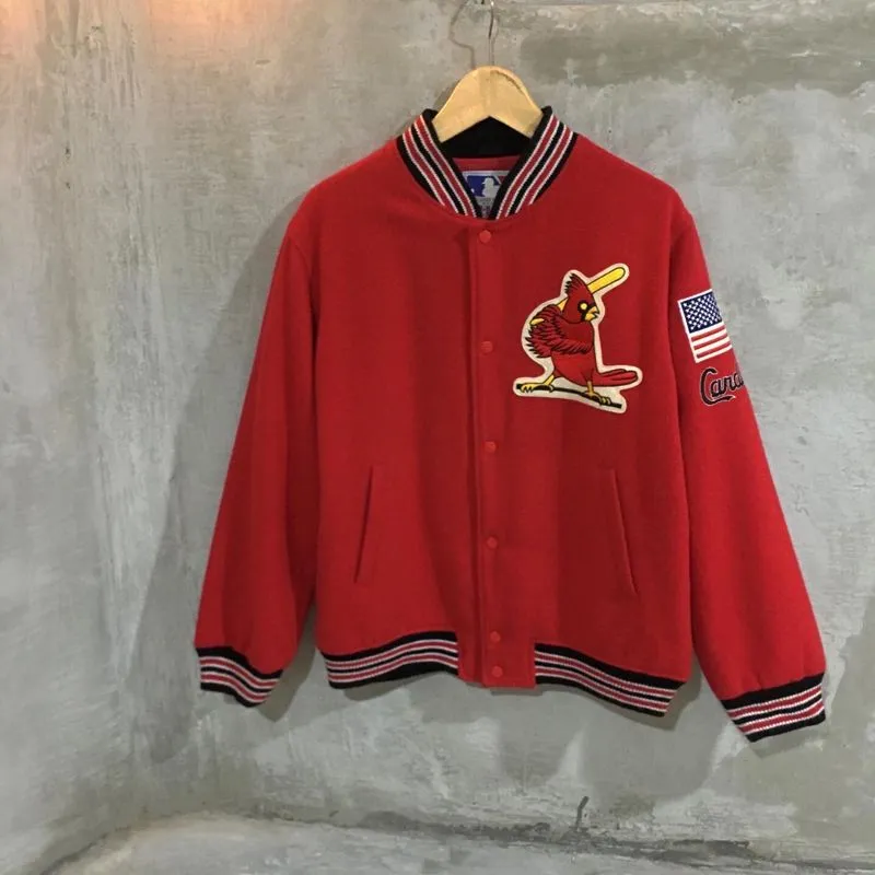 MLB Vintage Streetwear Harrington jacket Pria red photo 1