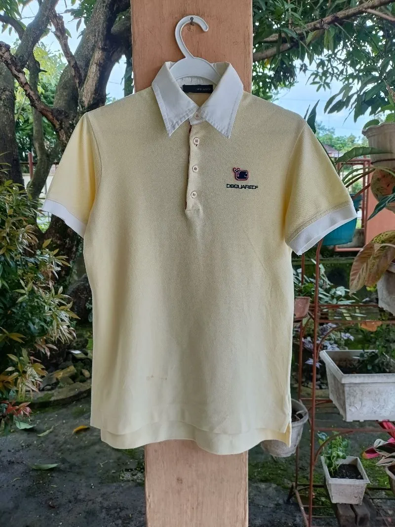 DSQUARED2 Luxury T-shirt Wanita yellow photo 1