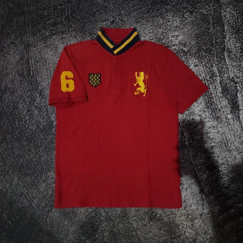 Giordano Casual Polo shirt Pria red photo 1