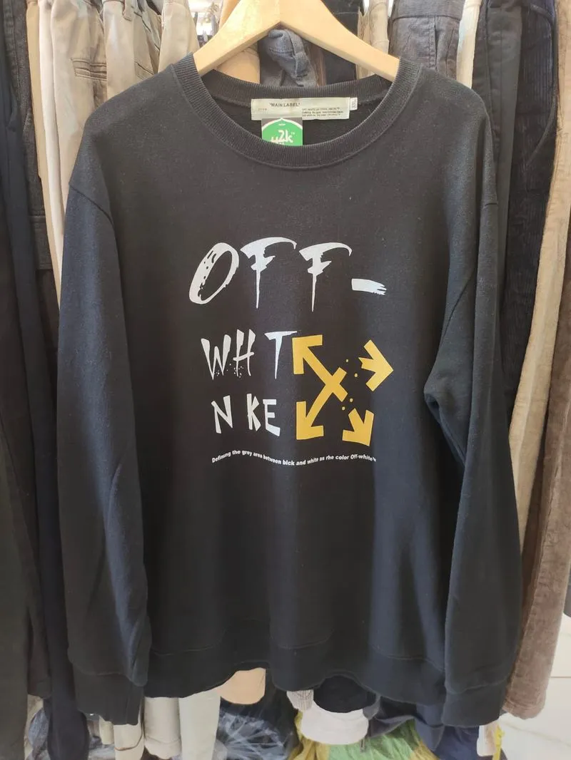 Off-White Casual Sweater Pria multicolor photo 1