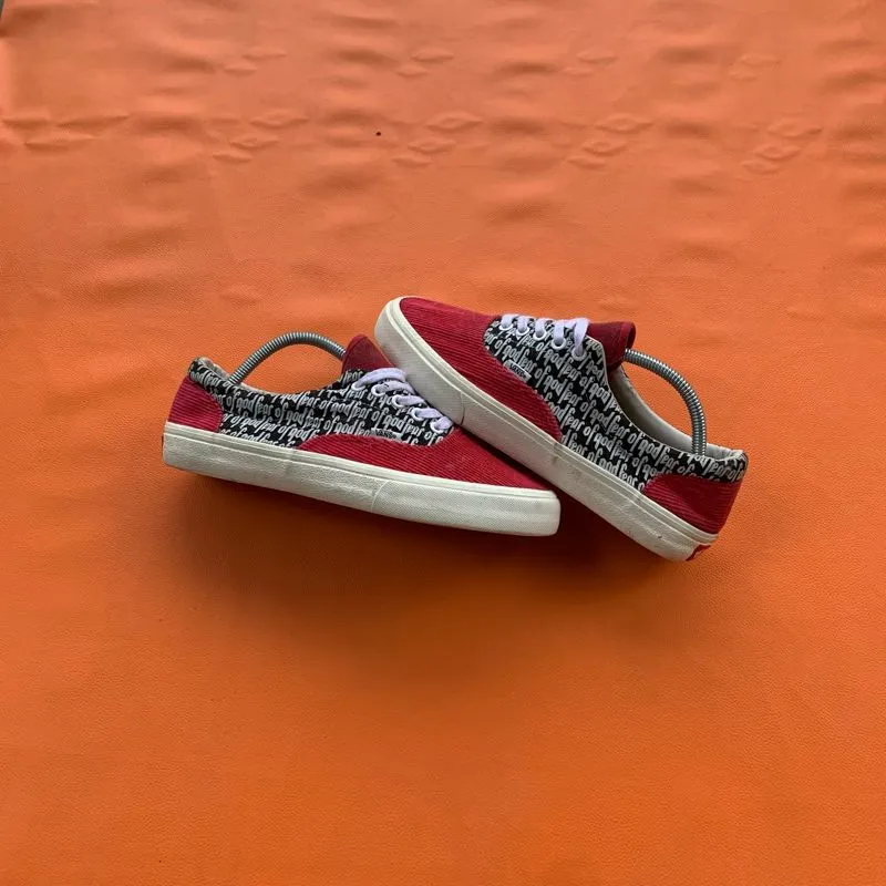 VANS Streetwear Sneakers Pria white red photo 1