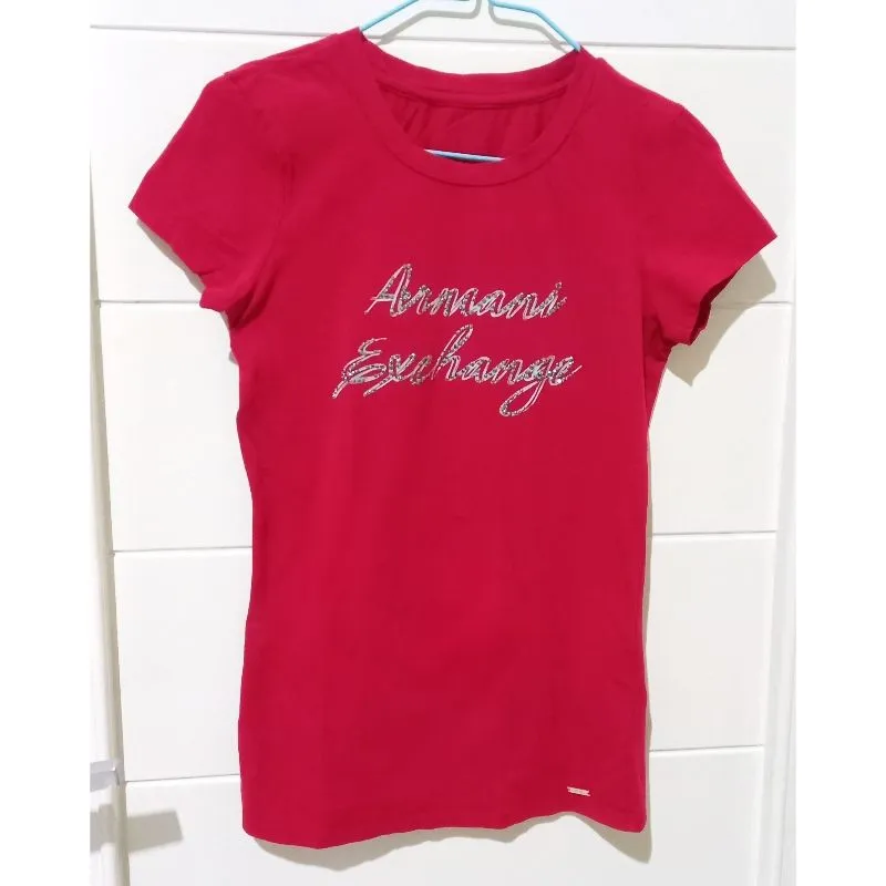 Armani	 Casual Shirt Wanita red photo 1