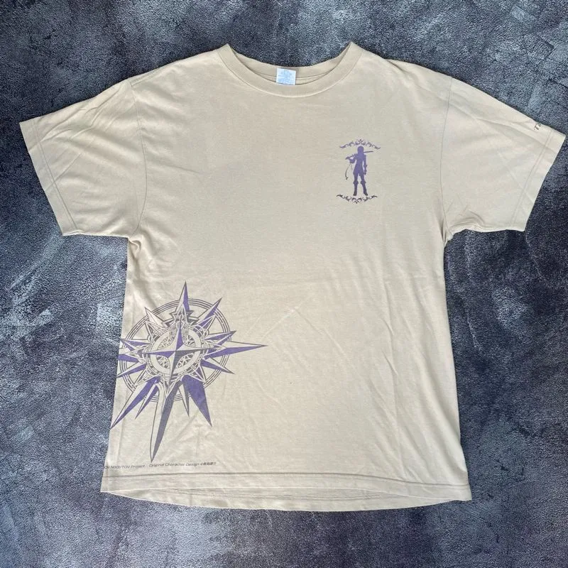 Vintage T-shirt Pria cream photo 1